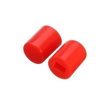 100pcs 6 x 7mm Round Button Cap Hat Suitable For 8.5 x 8.5mm / 8 x 8mm Series Of Self-locking Switch