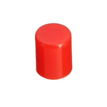 100pcs 6 x 7mm Round Button Cap Hat Suitable For 8.5 x 8.5mm / 8 x 8mm Series Of Self-locking Switch
