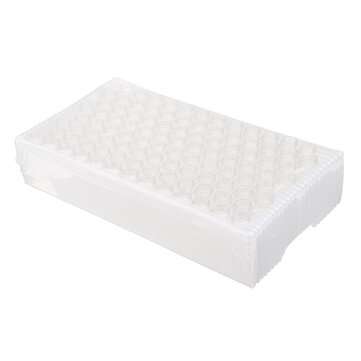 100Pcs/Set 2ml Ungraduated Clear Sample Vials Autosampler Vials Bottles Threaded Vial w/ Write-on Sp