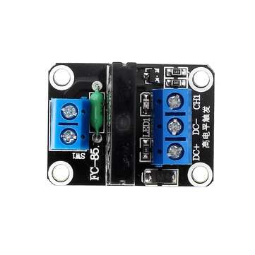 10pcs 1 Channel 5V Solid State Relay High Level Trigger DC-AC PCB SSR In 5VDC Out 240V AC 2A