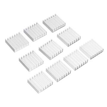 10Pcs 14x14x4mm Aluminum Radiator Chip Heat Sink