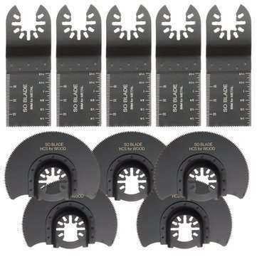 10pcs 35mm 88mm Saw Blades Oscillating Multitool for Fein Poerter Cable Oscillating Tools