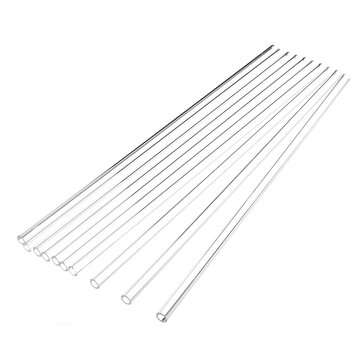 10pcs 350mm OD 7mm 1mm Thick Wall Borosilicate Glass Blowing Tube