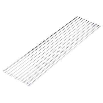 10pcs 350mm OD 7mm 1mm Thick Wall Borosilicate Glass Blowing Tube