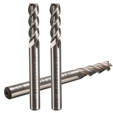 10pcs 6mm Shank Aluminum Hard Alloy Milling Cutter 662468mm End Mill Router Bit