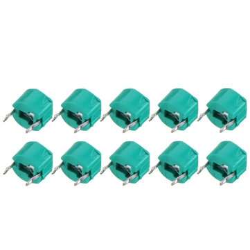 10pcs 6mm Trimmer Variable Ceramic Capacitor 3PF 5PF 10PF 20PF 30PF 40PF 50PF 6... (CAPACITOR: 30PF)
