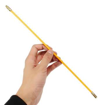 10Pcs Fiberglass Cable Puller Running Wire Cable Coaxial Electrical Pull Rods Fish Tape Kit