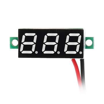 10Pcs  Yellow LED 0.28 Inch 2.6V-30V Mini Digital Volt Meter Voltage Tester Voltmeter