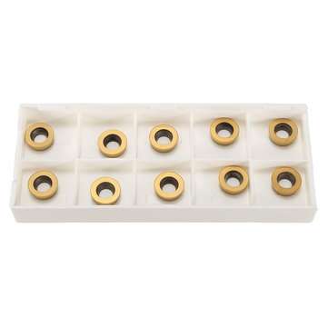 10pcs RPMT1003 M0-TT Carbide Insert Turning Tool Holder Insert For EMR EMRW Series Face Mill