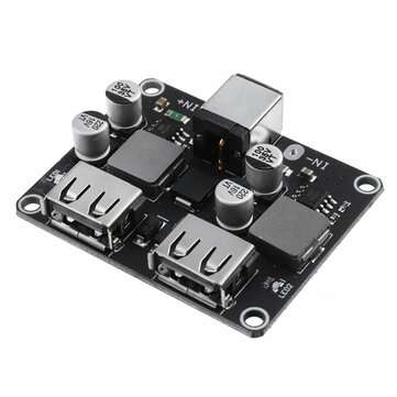 10pcs USB 2CH QC3.0 QC2.0 DC-DC Buck Converter Charging Step Down Module 6-32V 9V 12V 24V to Fast Qu