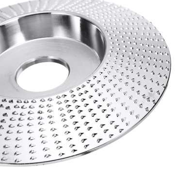 110mm Wood Grinding Wheel Bevel Disc Sanding Wood Carving Tool Abrasive Disc