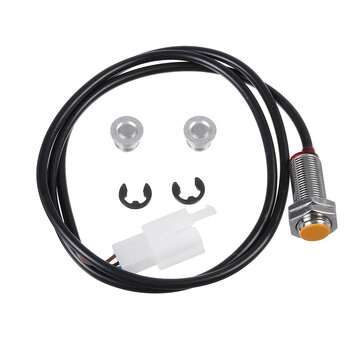 12V 13000RPM Digital LCD Display Speedometer Odometer with Sensor Wiring Kits Universal For 2/4 Cyli