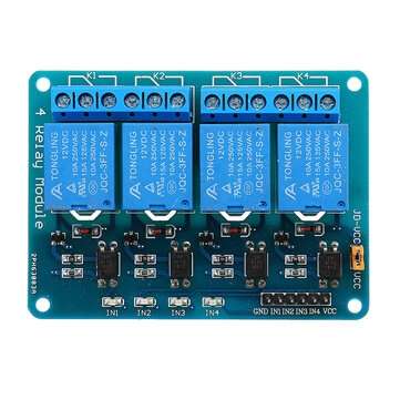 12V 4 Channel Relay Module PIC ARM DSP AVR MSP430 Geekcreit for Arduino - products that work with of