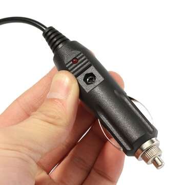 12V Car Charger Battery Adapter Eliminator for Baofeng UV5R Plus Two Way Radio