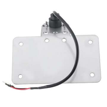 12V Retro Motorcycle Rear Tail Brake License Plate Light Red Stainless Steel For Yamaha/Honda/Suzuki