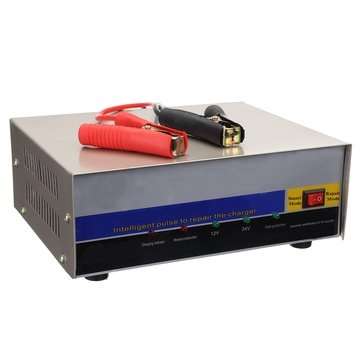 12V24V Car Battery Charger Intelligent Pulse Repair Charger Voltage Automatic Identification 6AH-200