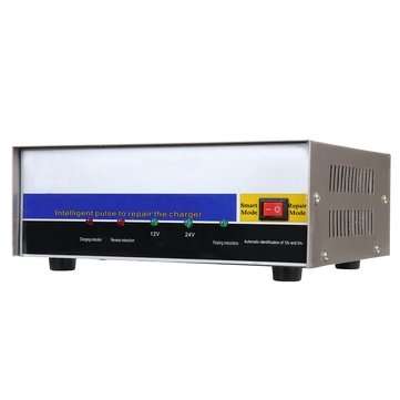 12V24V Car Battery Charger Intelligent Pulse Repair Charger Voltage Automatic Identification 6AH-200