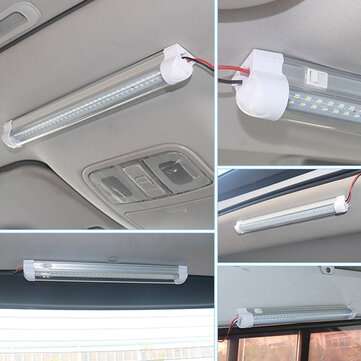 12V-85V 72LED 33cm Car Interior Light Strip Bar Van Bus Caravan Truck ON/OFF Switch