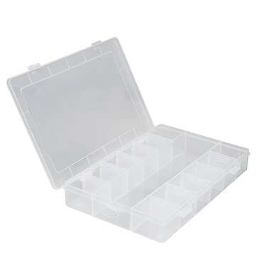 13 Grid Adjustable Electronic Components Project Storage Assortment Box Bead Organizer Jewelry Box P
