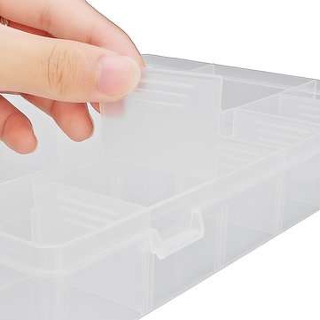 13 Grid Adjustable Electronic Components Project Storage Assortment Box Bead Organizer Jewelry Box P