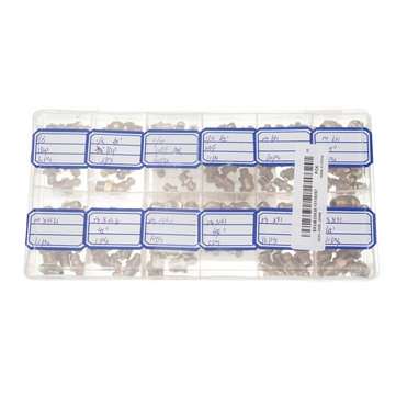 130pcs Assorted Box Grease Nipples Fitting Tools Kit Metric and Imperial BSP UNF M6 M8 M10 45/90/180