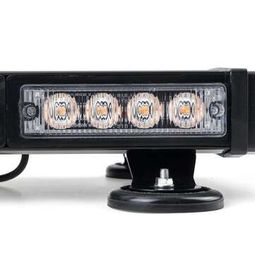 13Inch 24LED Car Roof Top Emergency Warning Strobe Light Bar 7 Flashing Pattern Beacon Lamp Waterpro