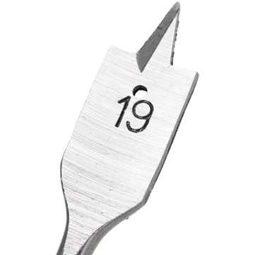 13pcs 6-25mm Wood Spade Flat Drill Bits with Extension Rod 1/4 Inch Hex Shank