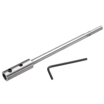 13pcs 6-25mm Wood Spade Flat Drill Bits with Extension Rod 1/4 Inch Hex Shank