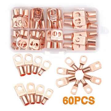 140PCS SC Buckle with Heat Shrinkable Tube Gold Color