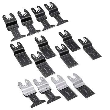 14Pcs Oscillating Multitool Saw Blade Set for Fein Dremel Makita Oscillating Tools