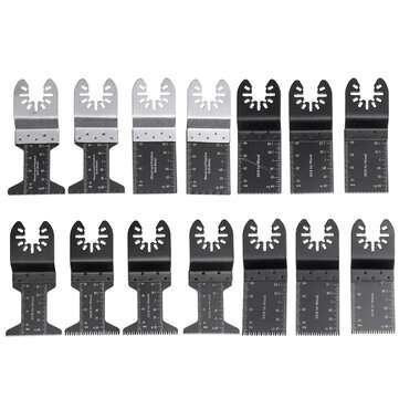 14Pcs Oscillating Multitool Saw Blade Set for Fein Dremel Makita Oscillating Tools