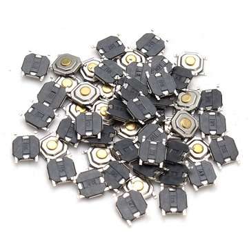 1500Pcs DC12V 4 Pins Tact Tactile Push Button Switch Momentary SMD Switch 5x5x1.5MM