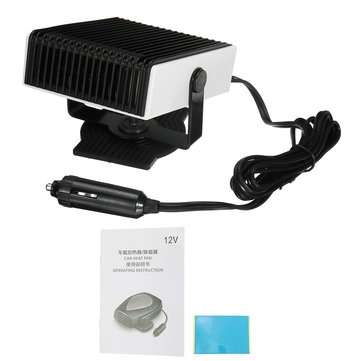 150W 2 in 1 24V Car Truck Auto Heater Fan Windscreen Window Demister Defroster Car Accessories Winte