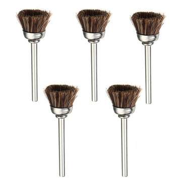 15pcs Nylon Bristle Brushes Set Deburring Cleaning Polishing Tool For Electric Grinder