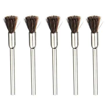 15pcs Nylon Bristle Brushes Set Deburring Cleaning Polishing Tool For Electric Grinder