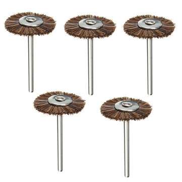 15pcs Nylon Bristle Brushes Set Deburring Cleaning Polishing Tool For Electric Grinder