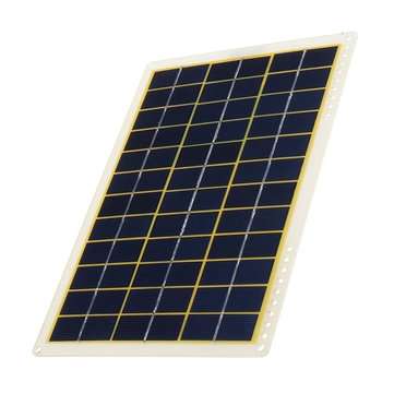15W 18V 27*19cm IP65 Polycrystalline Solar Panel with USB Port+4Pcs Suction Cups