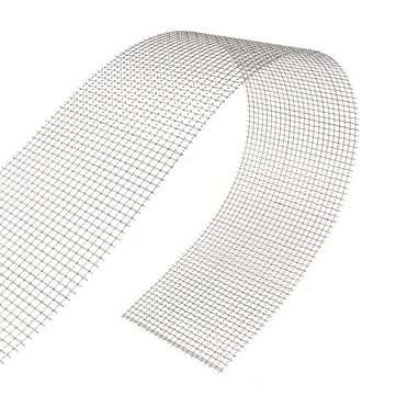 15x90cm Woven Wire 304 Stainless Steel Filtration Grill Sheet Filter 4 Mesh