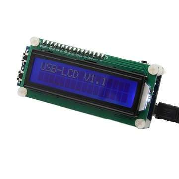 1602 RGB LCD Display With USB Port For Raspberry Pi 3B 2B B+ Windows Linux