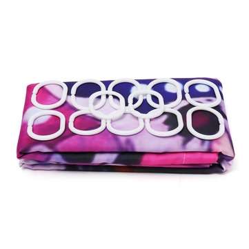 180 x 180CM Bathroom Shower Curtain Graffiti Dog Pattern Print Waterproof Polyester Shower Curtain