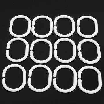 180x180cm Waterproof Colorful Elephant Polyester Shower Curtain Bathroom Decor with 12 Hooks