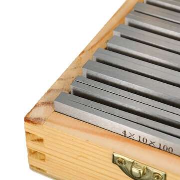 18pcs Parallel Pad Gauge Block CNC Milling Pads Set Parallel Support Base Vice Base