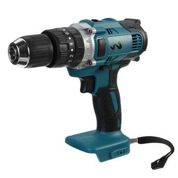 18V-21V Cordless Electric Brushless Impact Drill Driver Screwdriver For Makita Battery (COLOR: BLUE)