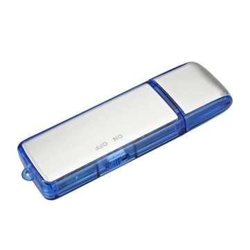 2 in 1 Mini 8GB USB 2.0 Digital Voice Recorder Rechargeable Recording (COLOR.: BLUE)