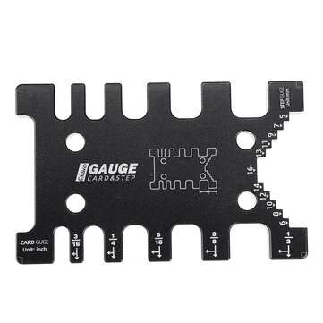 2 In 1 Mortise and Tenon Router Template Jig Miter Gauge Fence Box Jig Gauge Table Saw Step Height D