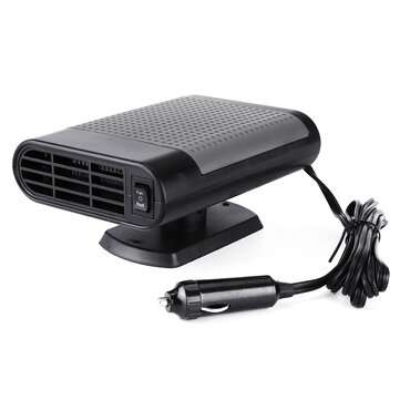 2 in 1 Portable Car Heater Cooler Fan 12V/24V Air Warmer Windscreen ... (VOLTAGE: 12V | COLOR.: RED)