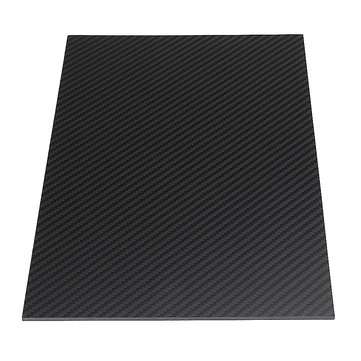 200X250mm 3K Carbon Fiber Board Carbon Fiber Plate Plain Weave Matte Panel Sheet 0.5-... (SIZE: 2MM)