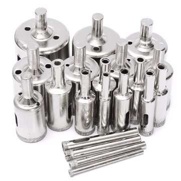 20pcs 4-40mm Diamond Hole Saw Drill Bit Set for Tiles Ceramic Glass Marble