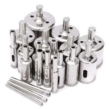 20pcs 4-40mm Diamond Hole Saw Drill Bit Set for Tiles Ceramic Glass Marble