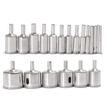20pcs 4-40mm Diamond Hole Saw Drill Bit Set for Tiles Ceramic Glass Marble
